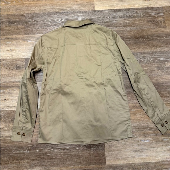 NWT Banana Republic Men's Beige Shirt Jacket - Picture 3 of 4